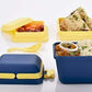 Airtight Lunch Box Set | 3 Compartment Tiffin with Handle & Push Lock | Plastic Tiffin Box for Travelling, School Kids & Office Exclusive