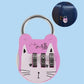 Mini Luggage Lock Anti-theft Travel Bag Digit Code Lock Gym Locker