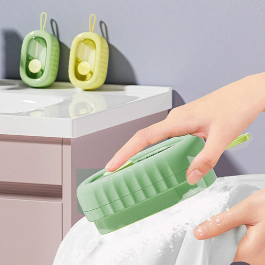 Washing Laundry Brush with Soap Dispenser