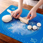 Silicone Baking Mat Silicone Chapati Atta Kneading Mat Non-Stick Fondant Rolling Mat Stretchable for Kitchen Roti Chapati