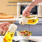 470ML Olive Oil Sprayer Dispenser For Cooking BBQ 2 In 1 Glass Oil Vinegar Soy Sauce Spray Kitchen Oil Bottle For Air Fryer