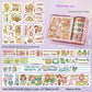 Cute Tape Sticker Gift Box Cartoon Stickers Suit Children's Film Sticker