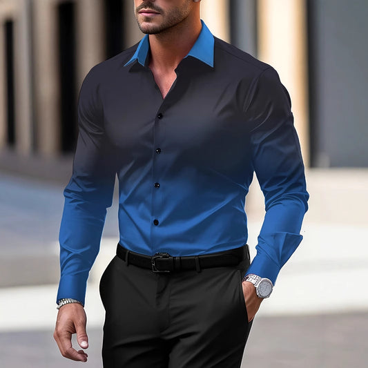 Personality New Casual Trend Men's Shirt