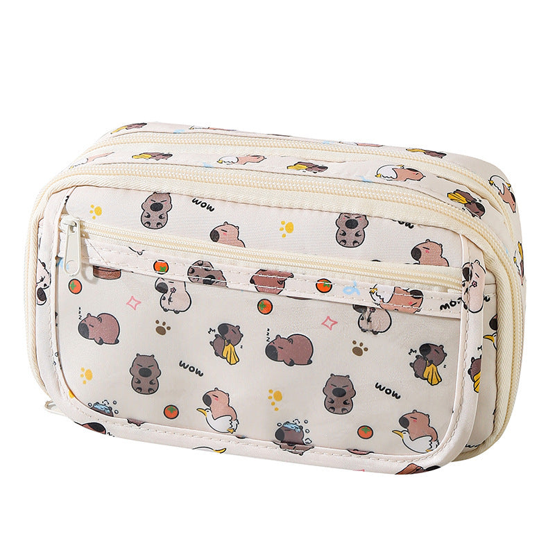 Cute Cartoon Large Capacity Good-looking Children Stationery Pencil Case